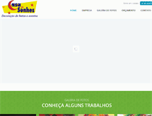 Tablet Screenshot of casadesonhos.com.br